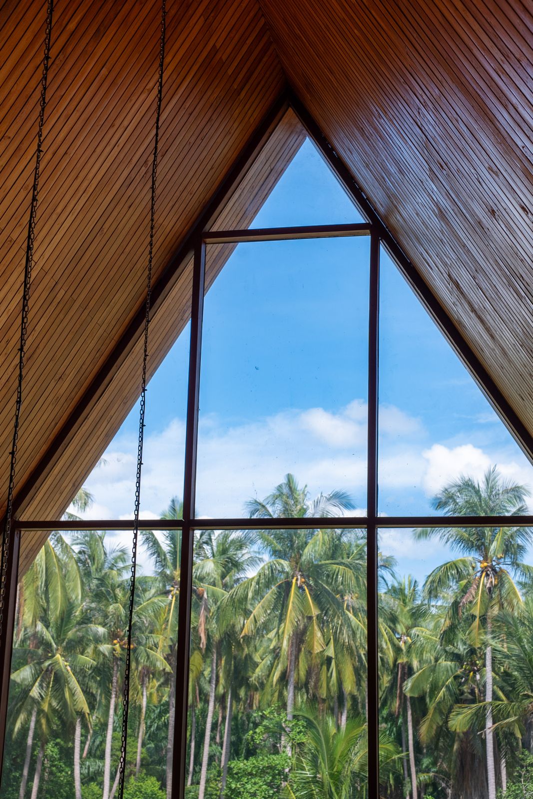 A-frame window