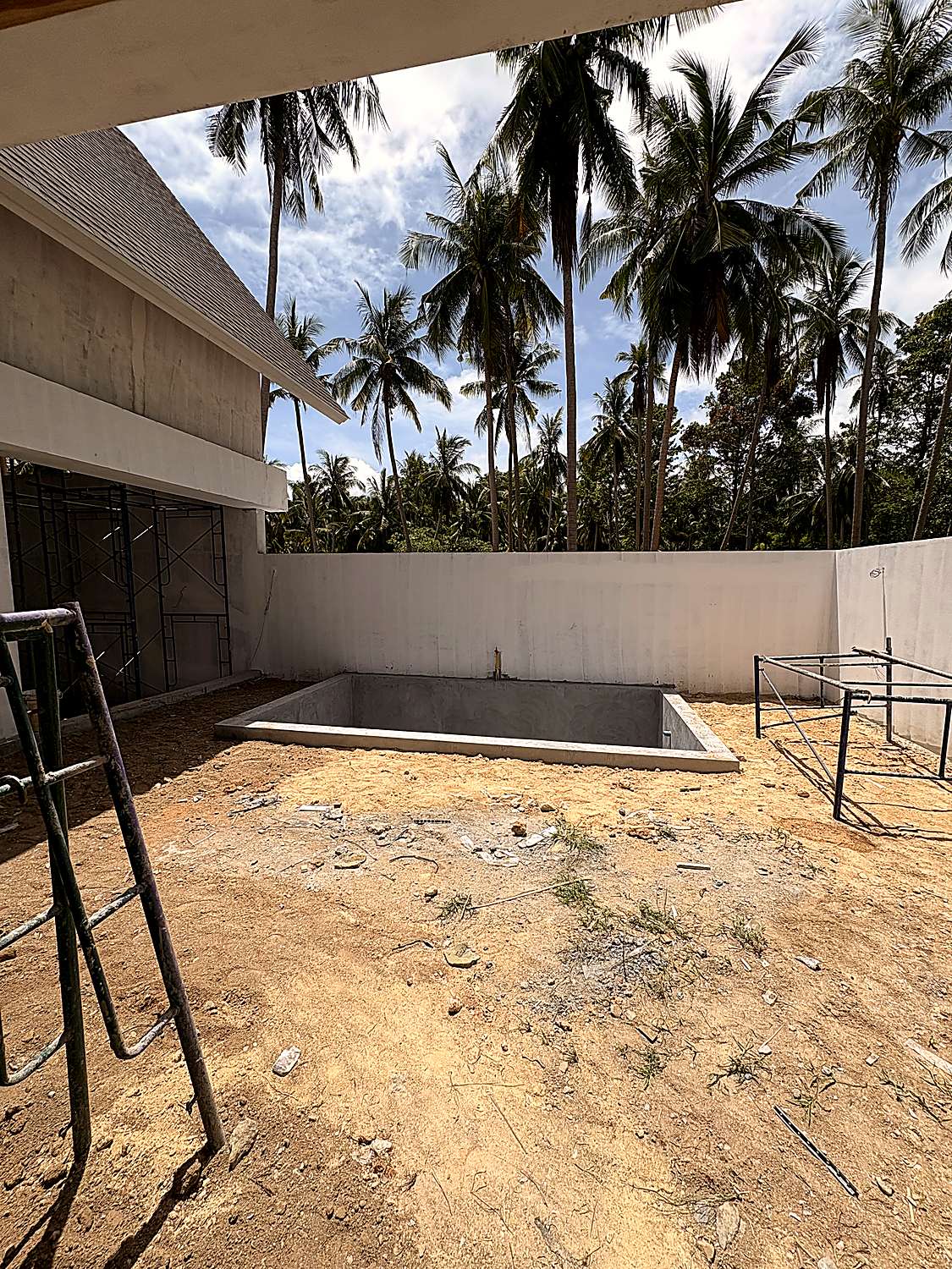 Pool excavation